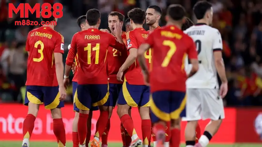 Tây Ban Nha được đánh giá cao hơn Georgia. (Ảnh: Internet) Tây Ban Nha được đánh giá cao hơn Georgia. (Ảnh: Internet)